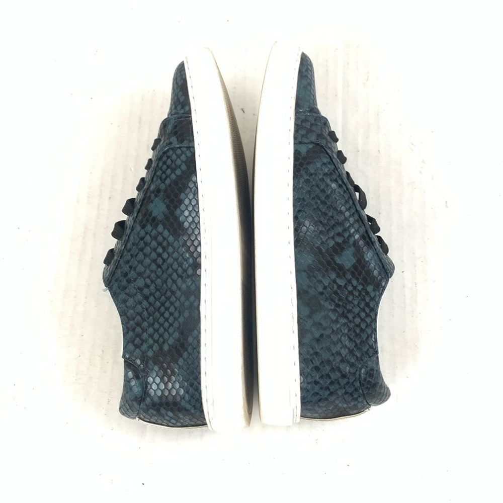 Kenneth Cole Kam Snake-Embossed Lace Up Sneakers - Size 6.5 - Picture 7 of 11